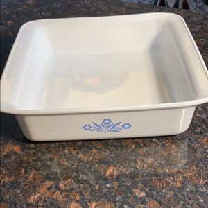 1 Corning Ware Cornflower P-322 8x8xx2 Baking Pan